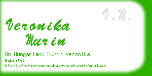 veronika murin business card